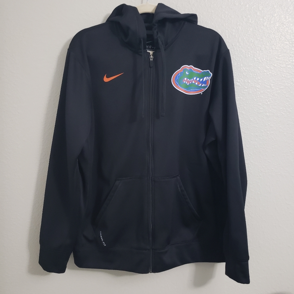 Nike Therma fit gators black zip up hoodie L